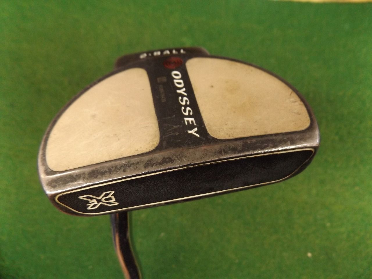 ODYSSEYパター BLACKseries#2 34インチ ヘッドカバー無し 6113 DFX 2-BALL 34インチ カバー無 オデッセイ オデッセイ 2ボール