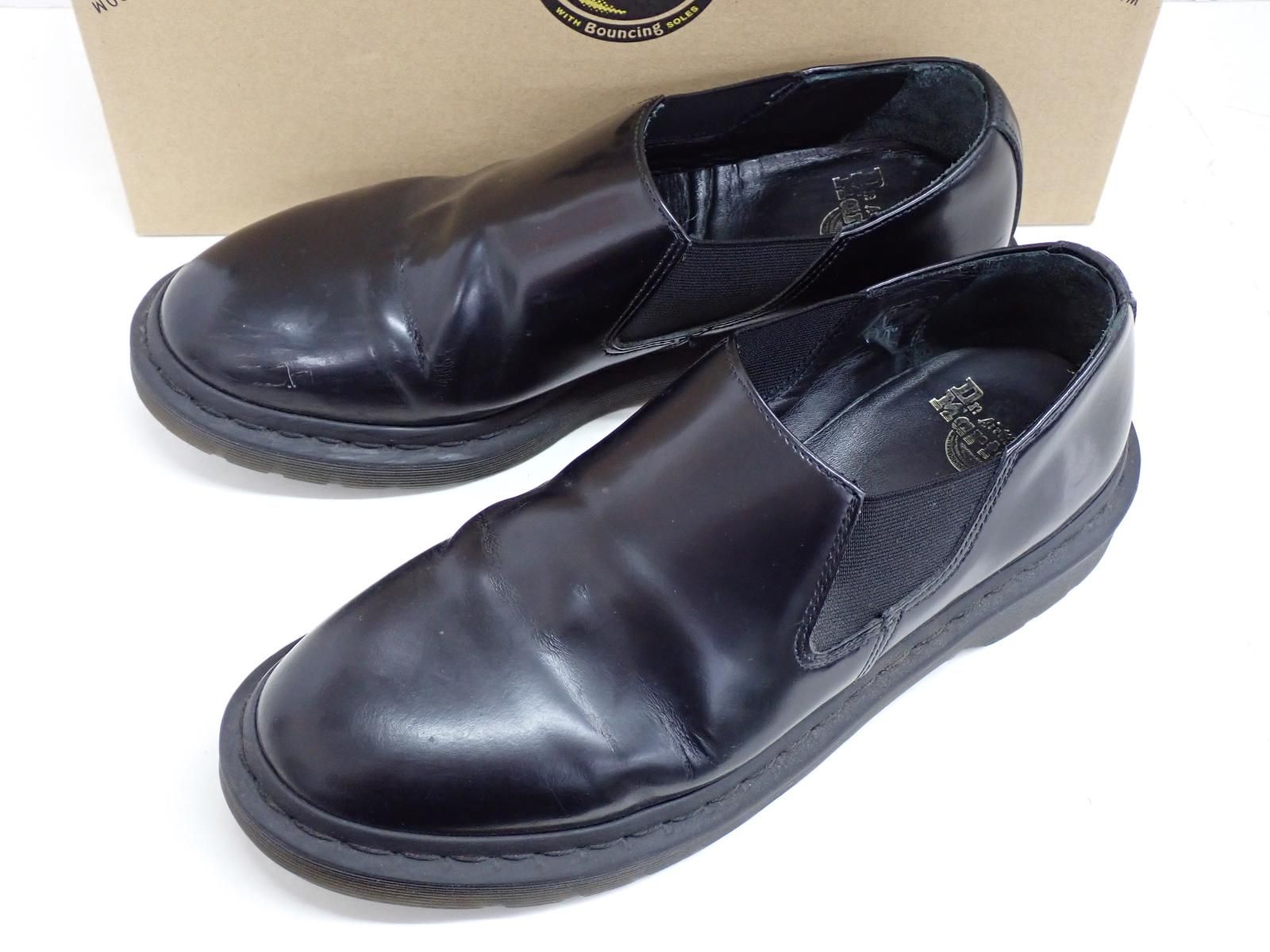 ★7304☆Dr.Martens ドクターマーチン LOUIS ルイス 24941001 サイドゴア スリッポン レザーシューズ UK7