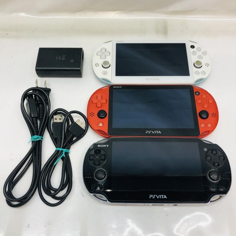 ヴィータ ジャンク 中古】本体S）ｼﾞｬﾝｸ)PSVita 1000/2000 まとめ3台 動作未保証[22