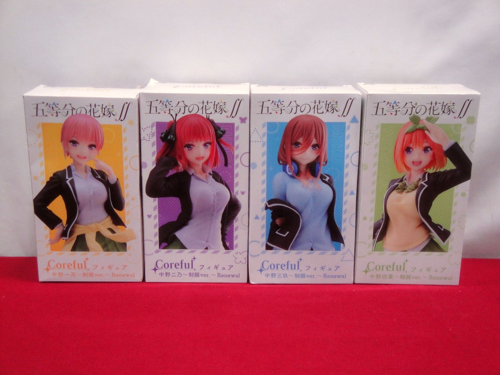 未開封品】五等分の花嫁 中野一花 二乃 三玖 四葉 五月 花嫁 制服