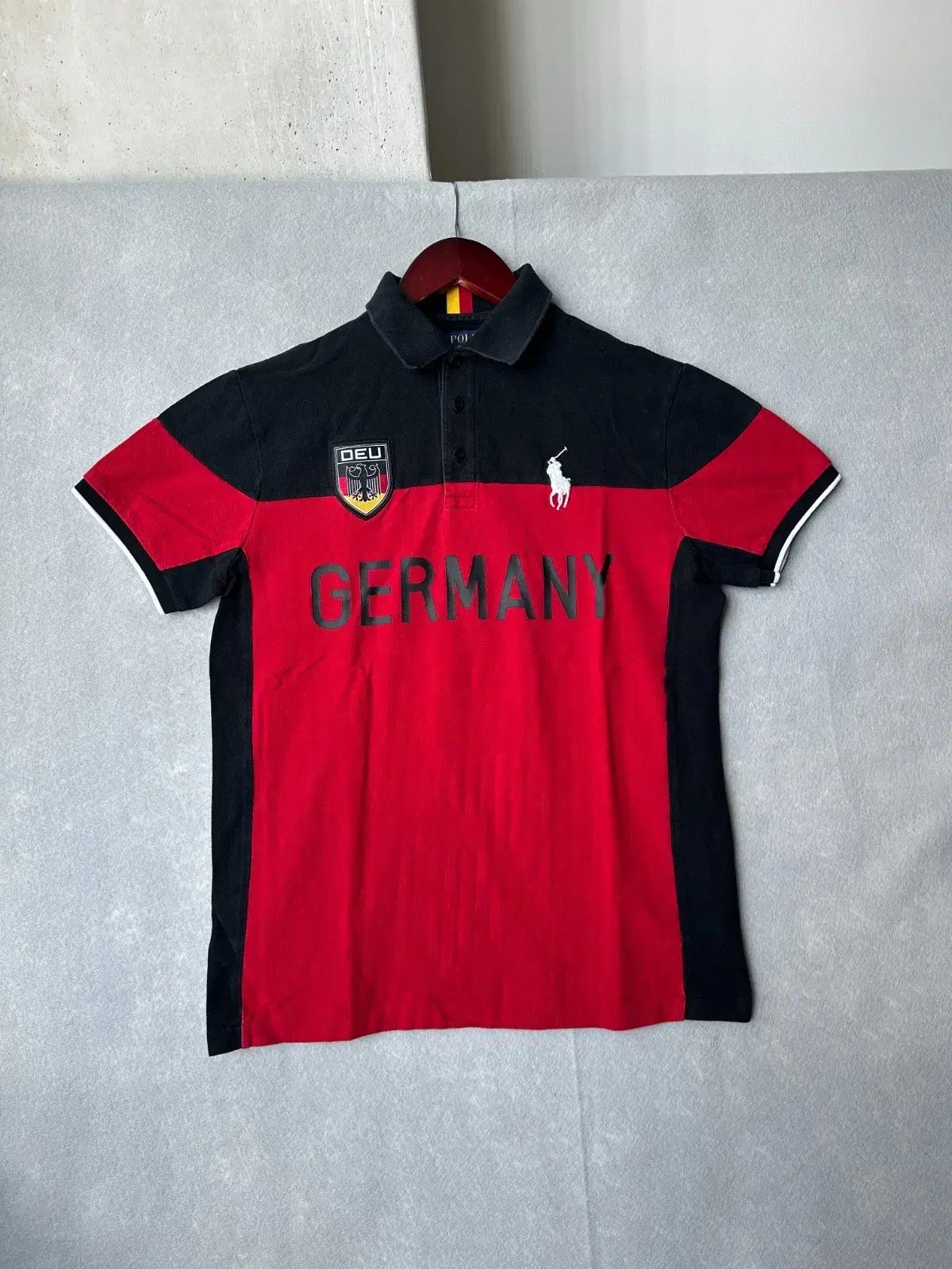 POLO RALPH LAUREN ポロラルフローレン ドイツ国家代表 LINE 半袖 カラーTシャツ