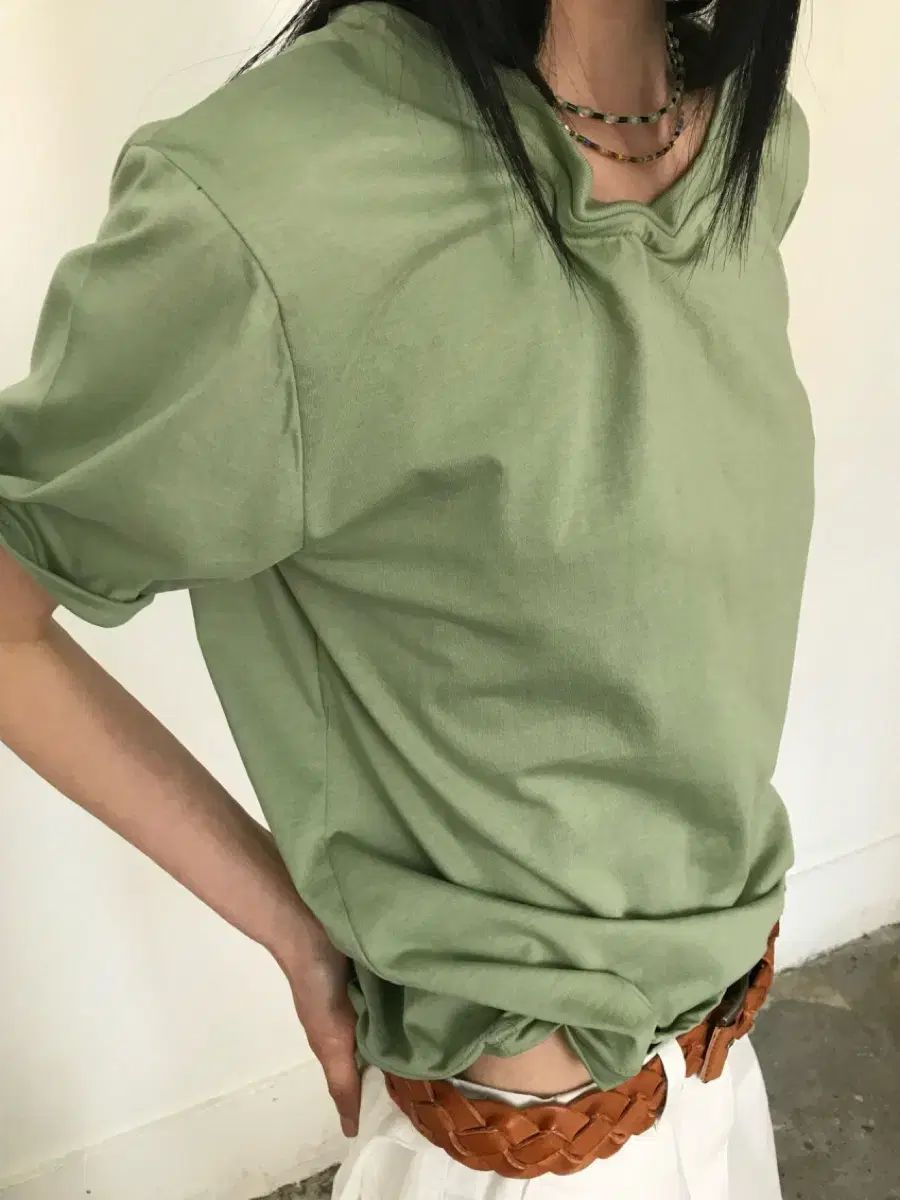ワイヤーTシャツ グリーン 新品