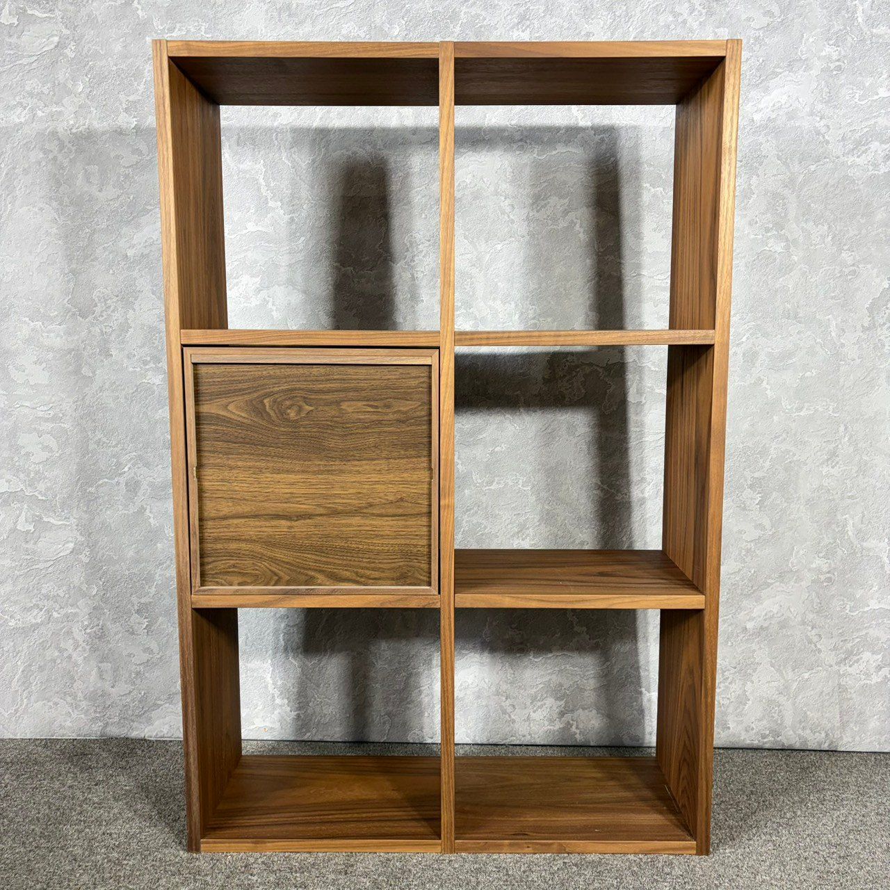MUJI 無印良品 スタッキングシェルフ 段×2列 ウォールナット材