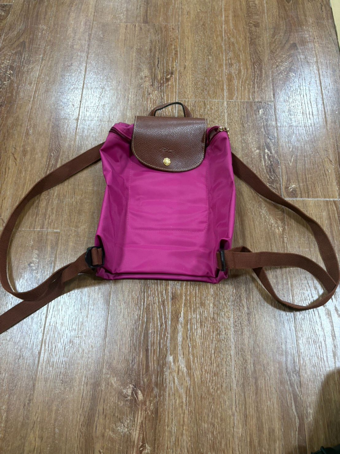 MK532 【ER263】 LONGCHAMP　ロンシャン　リュック　ピンク　ル・プリアージュ