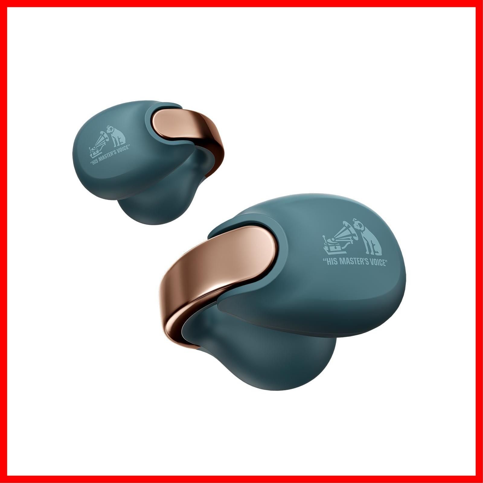 【数量限定】JVCケンウッド Victor HA-NP1T-A ワイヤレスイヤホン Bluetooth Ver.5.3 オープンイヤー イヤーカフ アプリ対応 マルチポイント 合計24時間再生 マイク付き 小型 軽量 防水 音アクセ ティールブルー
