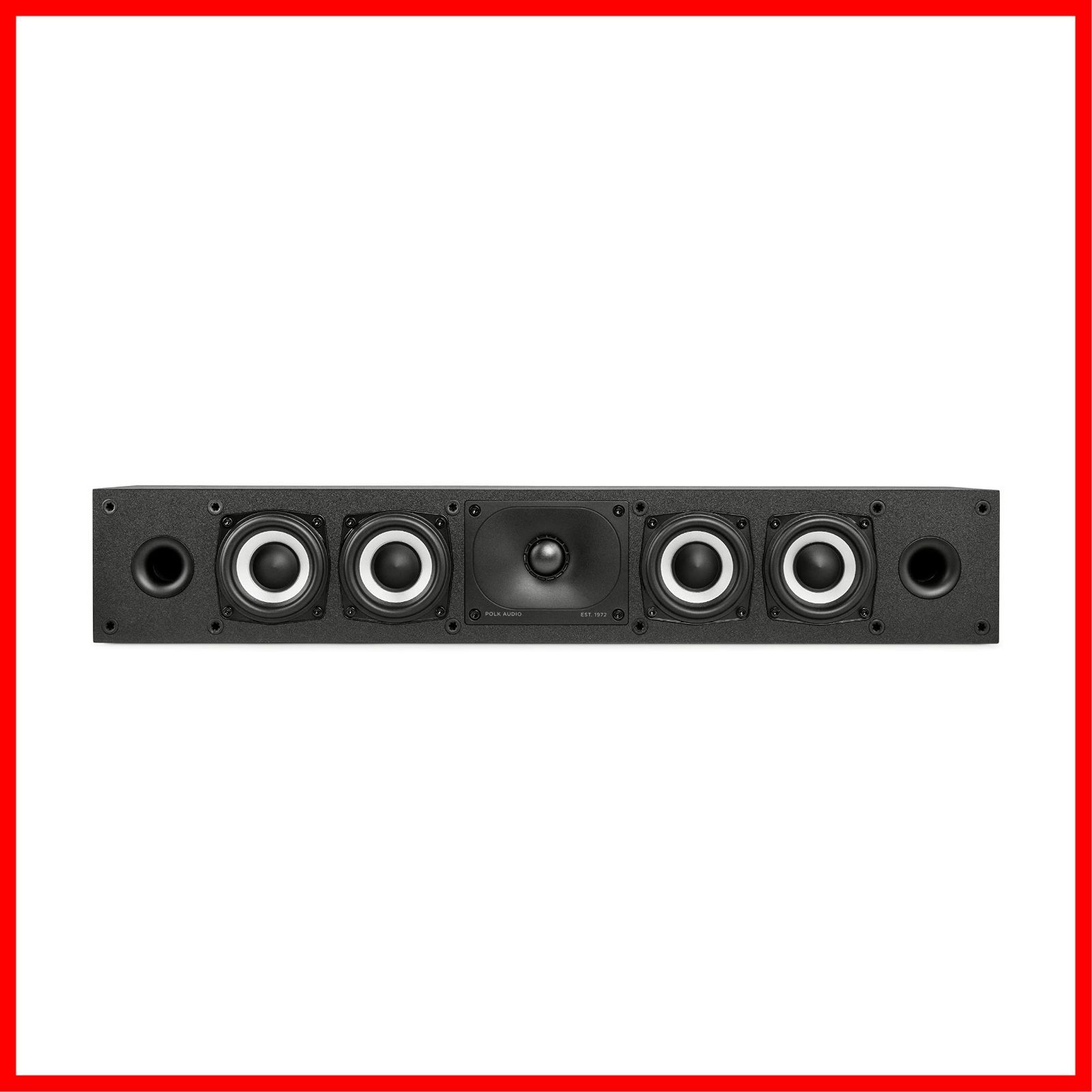 【在庫処分】マットブラック スリムセンタースピーカー XTシリーズ Monitor MXT35 AUDIO POLK ポークオーディオ 27,055円