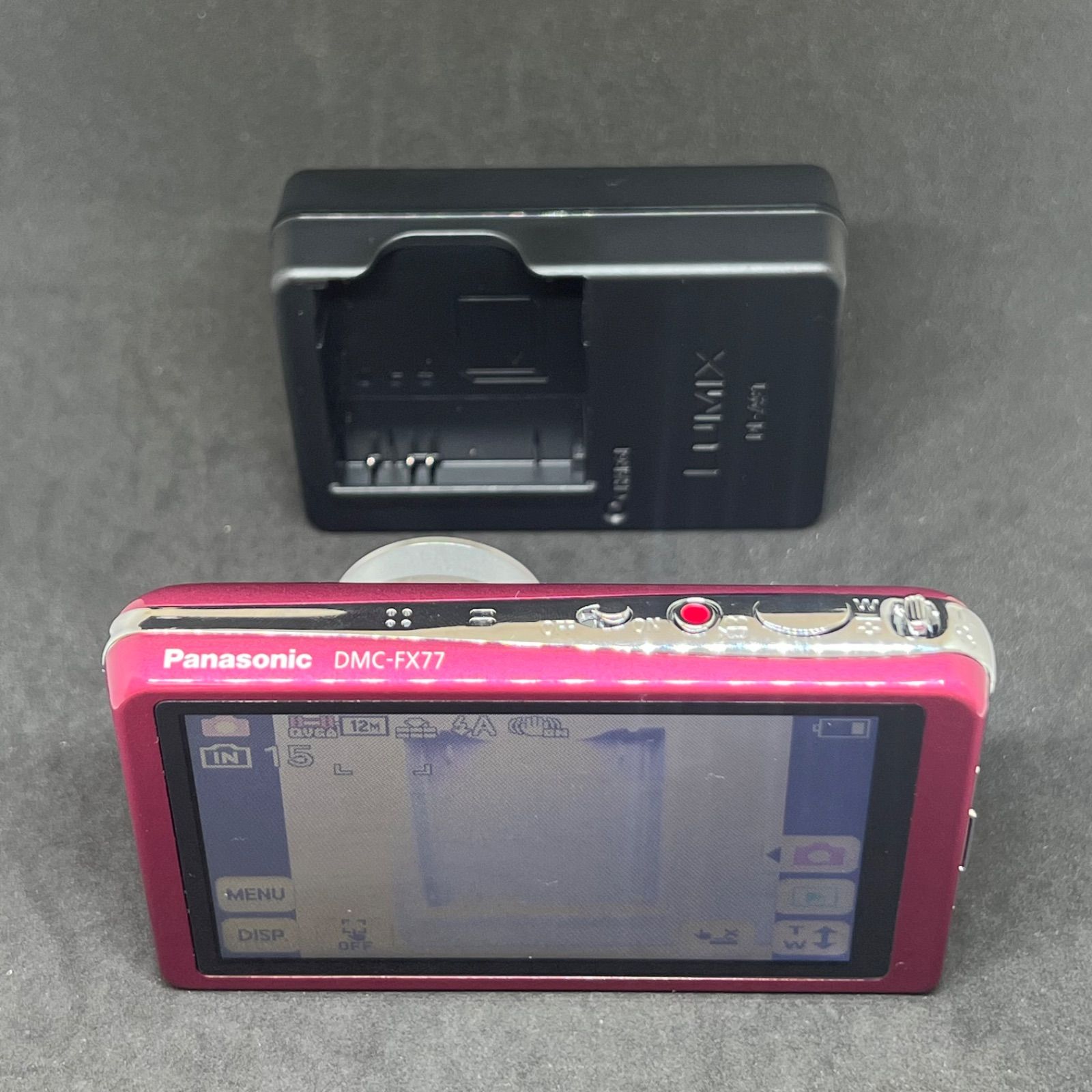 LUMIX Panasonic ピンク　付属品あり FX77 LUMIX Panasonic DMC-FX77 メルカリ - 箱付き フルHD ピンク デジタルカメラ