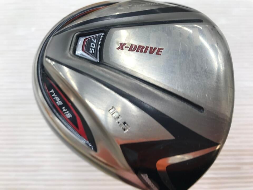 ブリヂストン　【訳あり】ツアーステージ X-DRIVE 705 TYPE415　10.5度　ツアーAD DJ-6　Sフレックス　ドライバー　中古　ゴルフドゥ！成田美郷台店【最短即日発送】