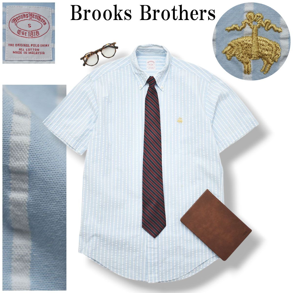 人気】 ブルックスブラザーズ Brooks Brothers 半袖 ゴールデン 
