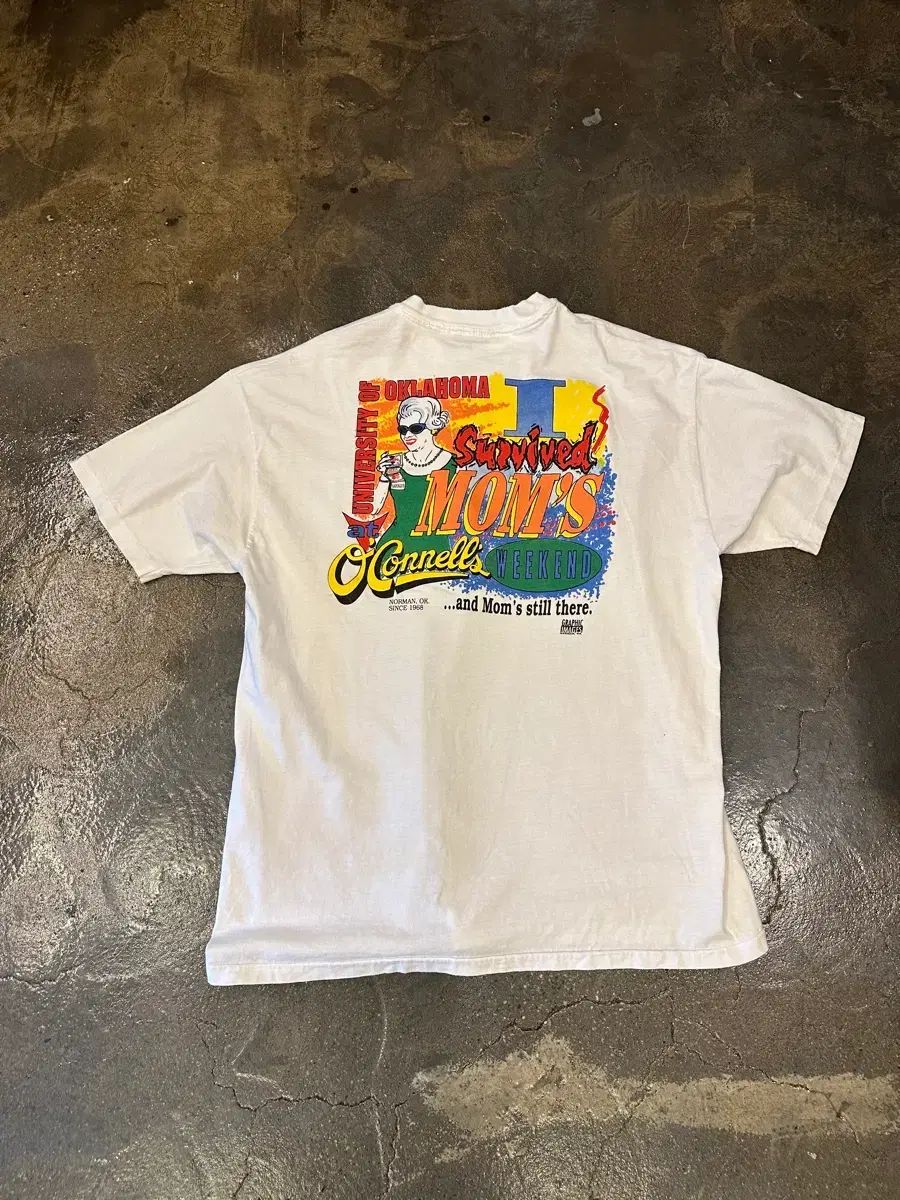90s HANES(ヘインズ) グラフィック 半袖T XL