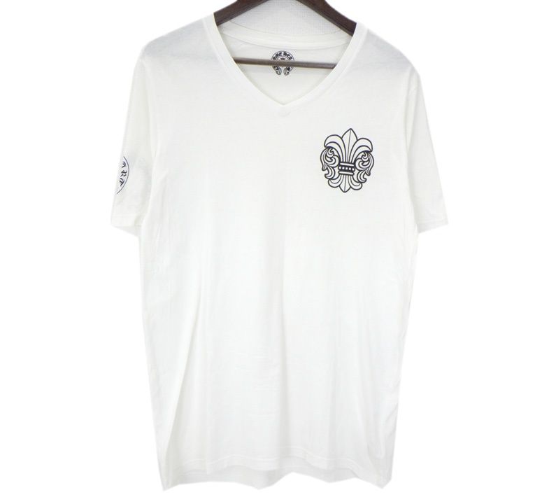 クロムハーツ CHROME HEARTS BSフレア プリント Vネック Tシャツ 50483