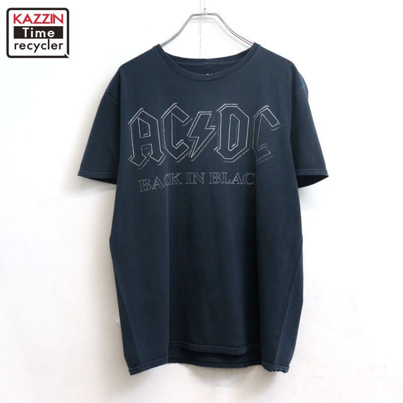 00s AC/DC バンドＴシャツ メンズ 表記Lサイズ