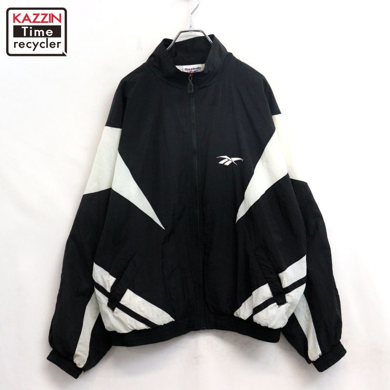 90s vintage Reebok ナイロンジャケット メンズ 表記Lサイズ