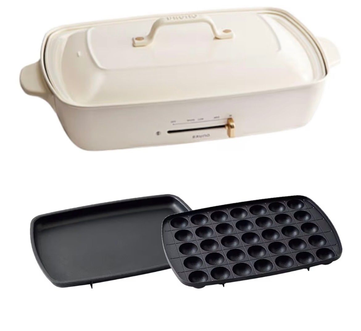 【新品】BRUNO ホットプレートグランデサイズ BOE026-WH ホワイト