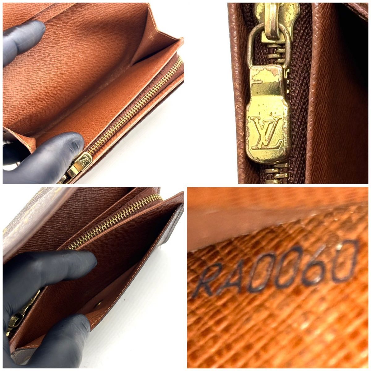 飴色に刻まれる余裕】 LOUIS VUITTON 二つ折り財布 モノグラム