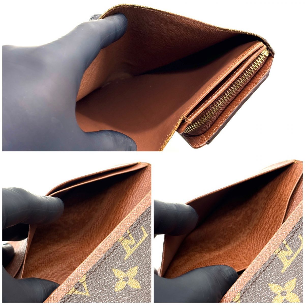飴色に刻まれる余裕】 LOUIS VUITTON 二つ折り財布 モノグラム
