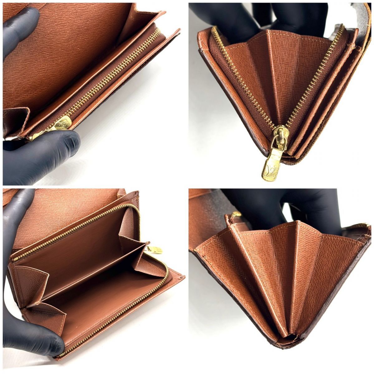 飴色に刻まれる余裕】 LOUIS VUITTON 二つ折り財布 モノグラム