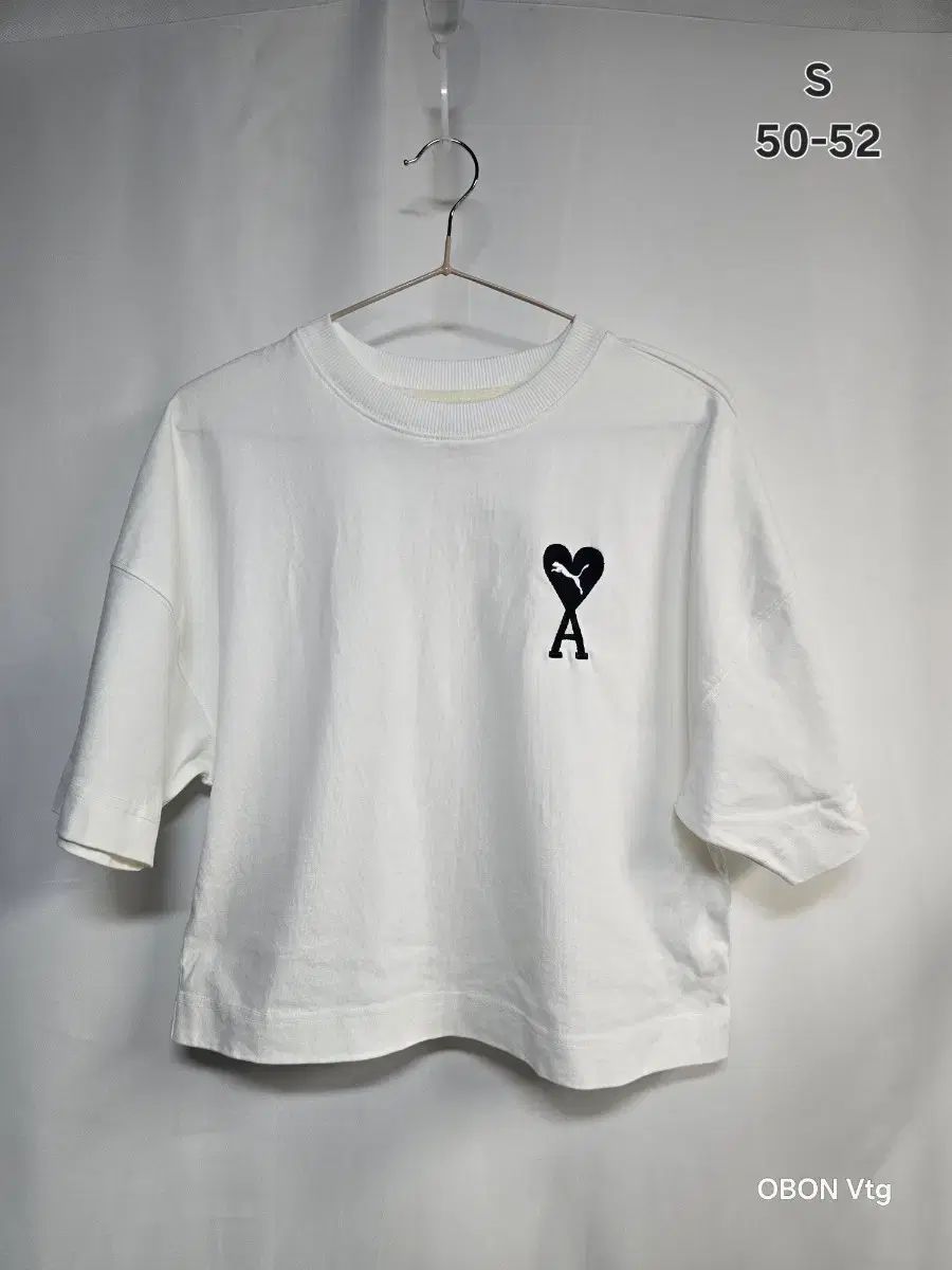 プーマXアミ クロップド半袖Tシャツ S 実寸50-52