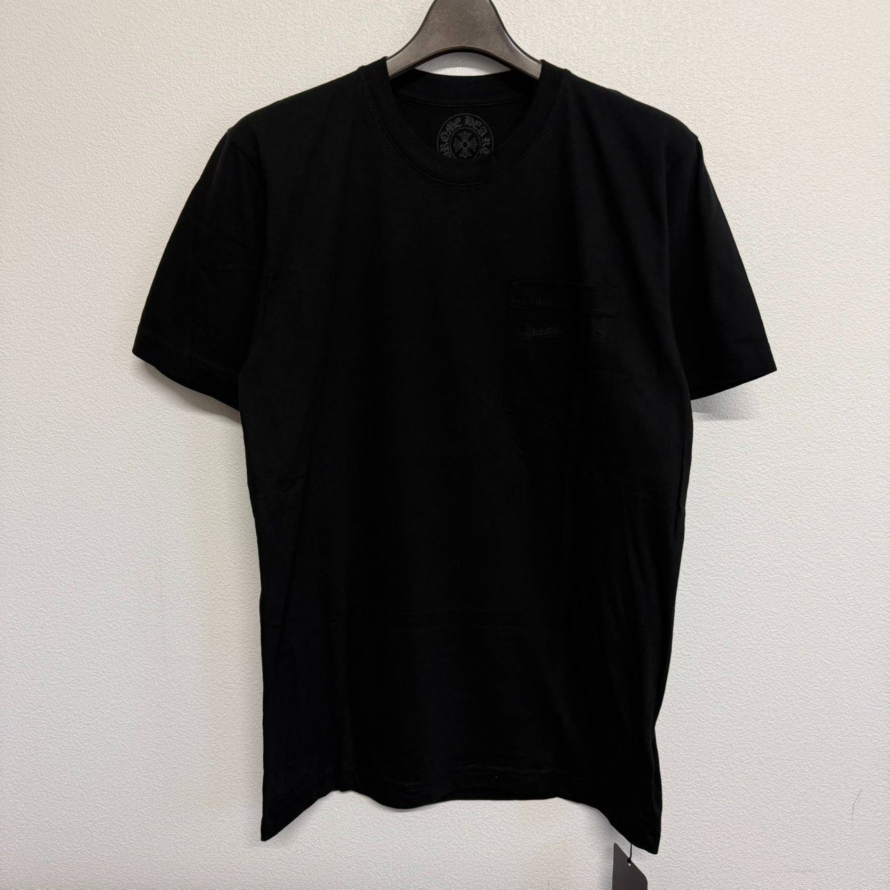 CHROME HEARTS クロムハーツ ダガー バックプリント 黒 ブラック オレンジ 半袖 Tシャツ トップス メンズ レディース Mサイズ 極美品 2449