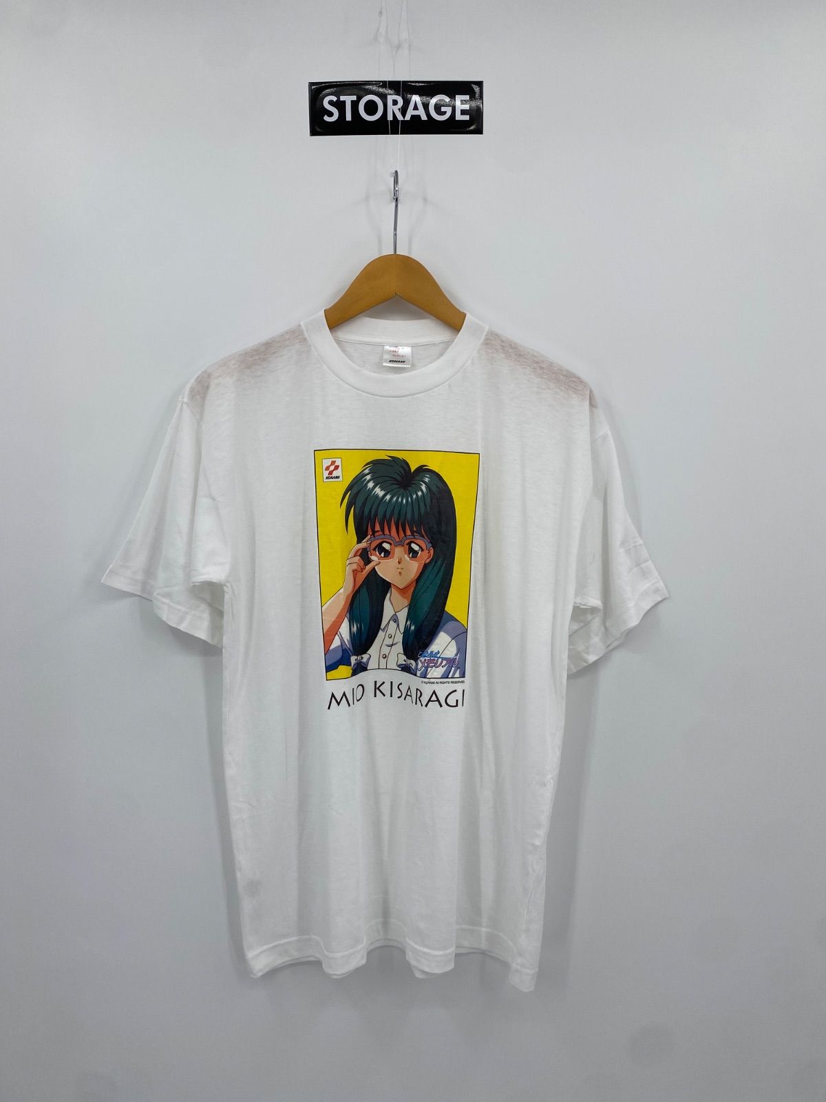 【古着】90s Toki-Memo KONAMI MIO KISARAGI Short Sleeve Tee ときメモ ときめきメモリアル コナミ 如月未緒
