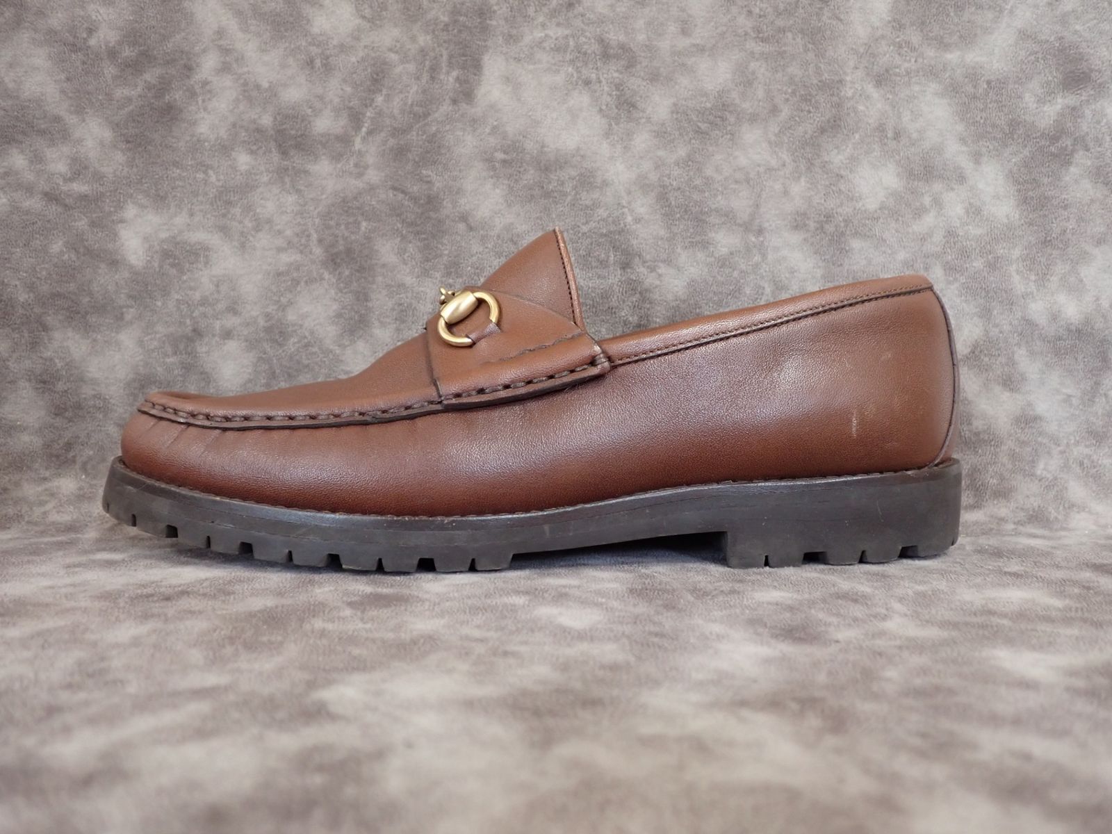 GUCCI グッチ ホースビットローファー ブラウン 36 1/2（約23.5cm