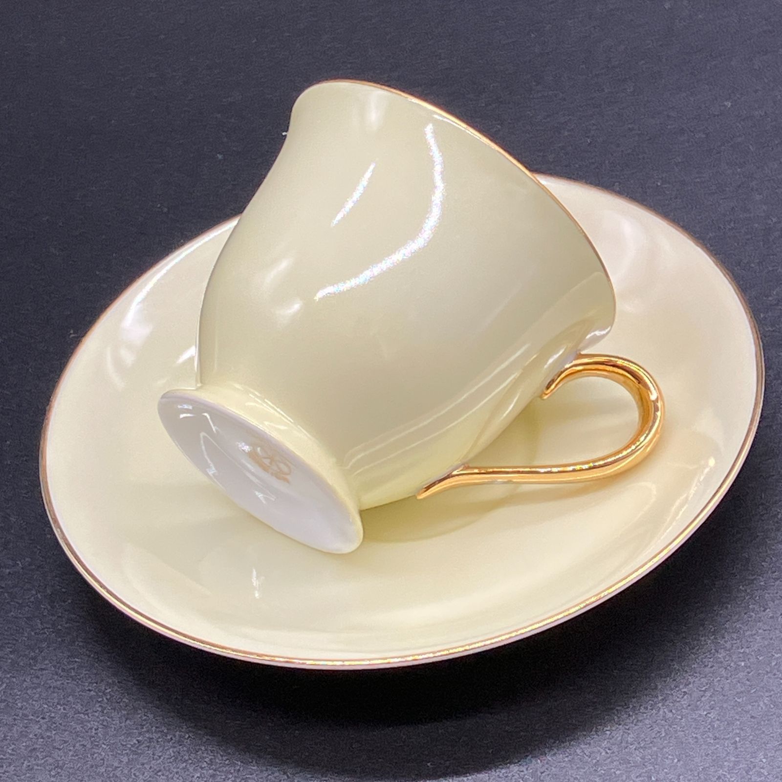 オールドノリタケ キャビネット カップ&ソーサー ハーレクイン 1935年