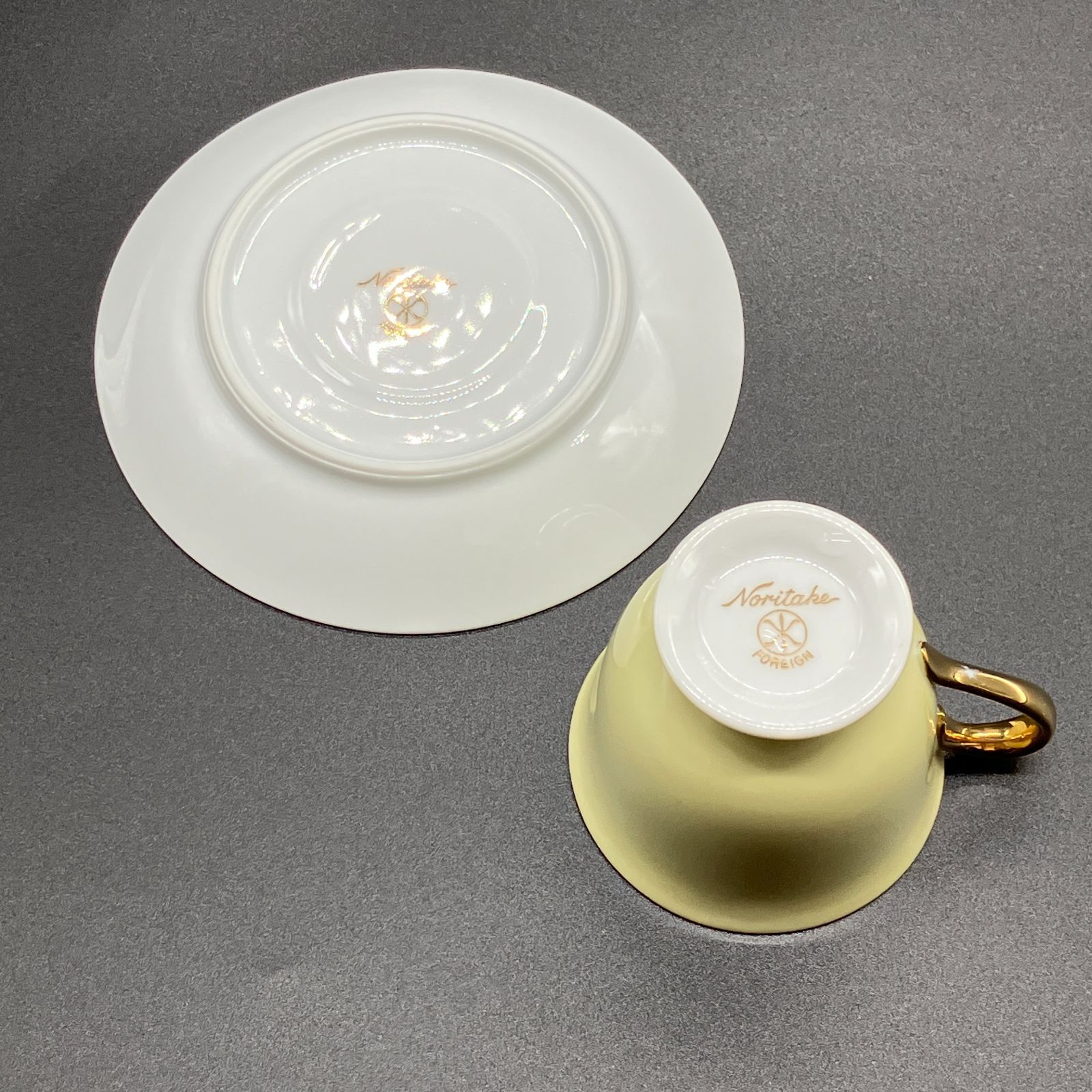 オールドノリタケ キャビネット カップ&ソーサー ハーレクイン 1935年