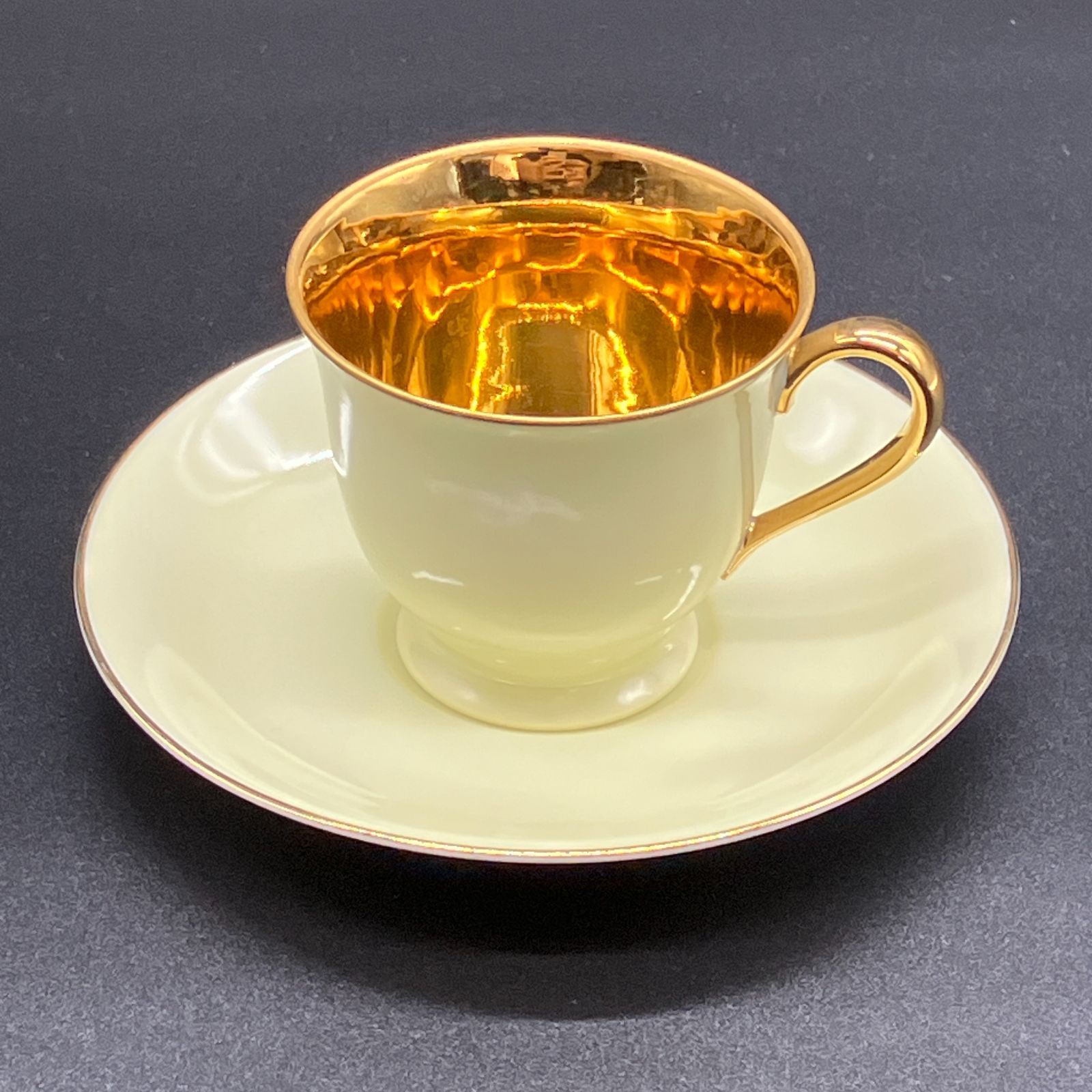 オールドノリタケ キャビネット カップ&ソーサー ハーレクイン 1935年