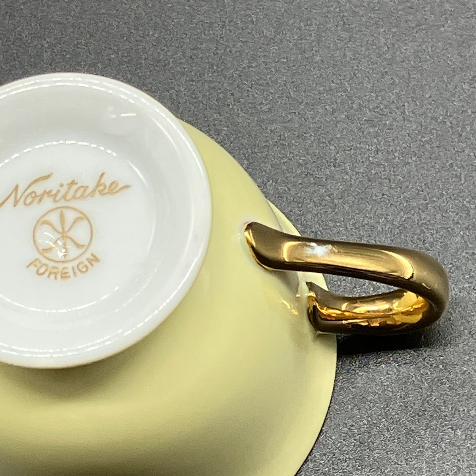 オールドノリタケ キャビネット カップ&ソーサー ハーレクイン 1935年