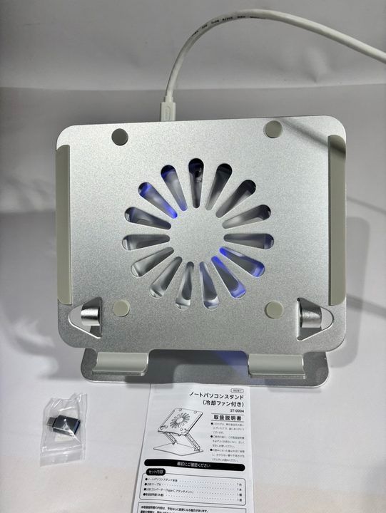 ノートパソコンスタンド 冷却ファン付き 17.3インチ対応 USBハブ付き
