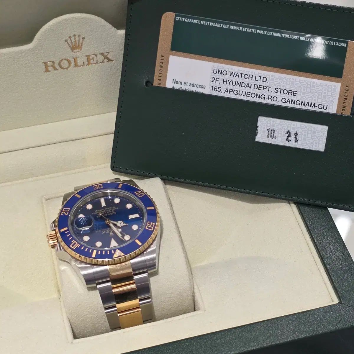 ROLEX ロレックス サブマリーナー デニムコンビ コンビ ウォッチ 14年式