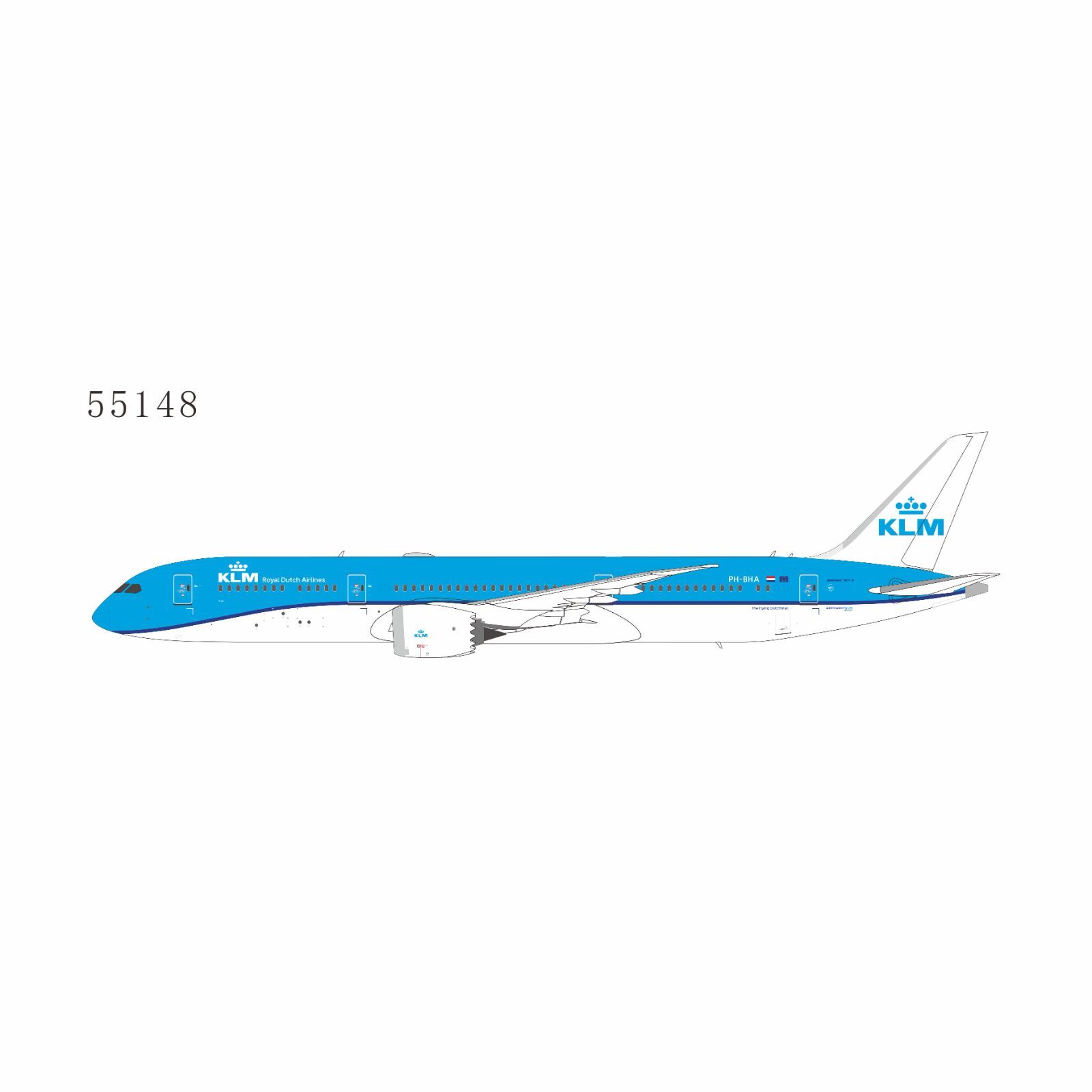 NGmodel KLMオランダ航空 787-9 ドリームライナー PH-BHA 1/400 55148