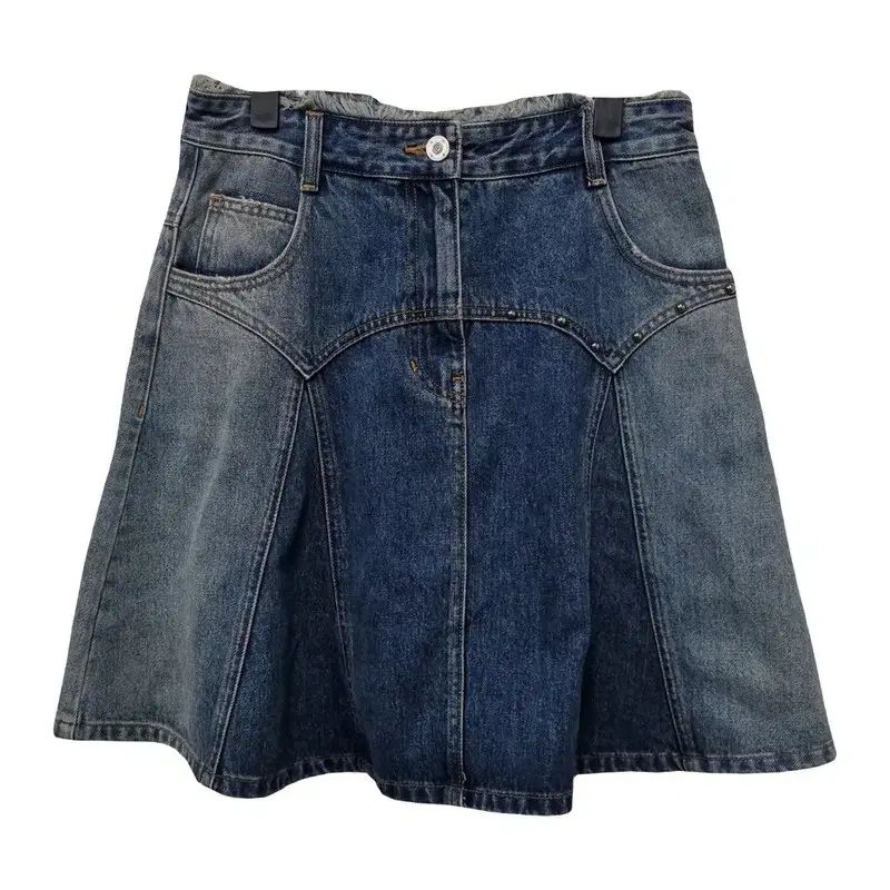 レディース55/LUCKY CHOUETTE ラッキーシュエトゥ 24SS デザインテープ デニム スカート 6,940円