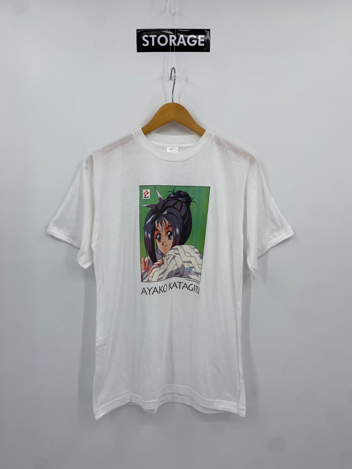 【古着】90s Toki-Memo KONAMI AYAKO KATAGIRI Short Sleeve Tee ときメモ ときめきメモリアル コナミ 片桐彩子