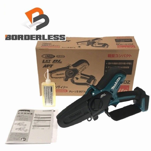 ☆未使用品☆makita マキタ 18V 充電式ハンディソー MUC101DZ 本体のみ コードレス 小型 チェンソー チェーンソー 電動工具129227