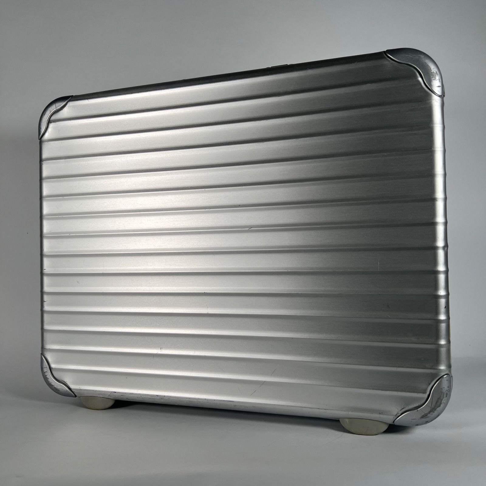 B-116 RIMOWA リモワ アタッシュケース ビジネスバッグ ダイヤルロック シルバー 908.09 416-1-260410 4-1