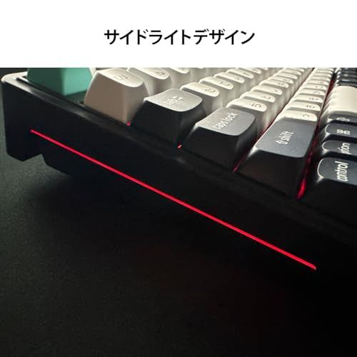 【国内正規品】Keychron C3 Pro カスタムゲーミングキーボード、コンパクトテンキーレスレイアウト/JISレイアウト/赤色LEDバックライト/有線接続メカニカルキーボード/ガスケットマウント/ダブルショットPBTキーキャップ/Mac d29cb5cc