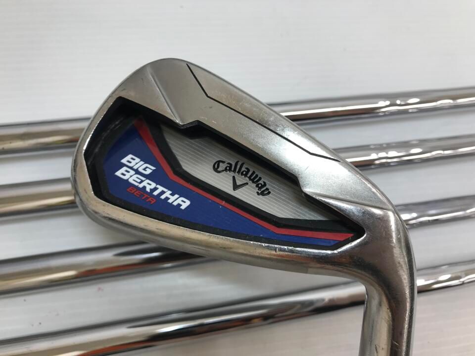 キャロウェイ　【訳あり】BIG BERTHA BETA　GS 90 CPT　R300フレックス　アイアンセット　中古　ゴルフドゥ！多摩ニュータウン店【最短即日発送】