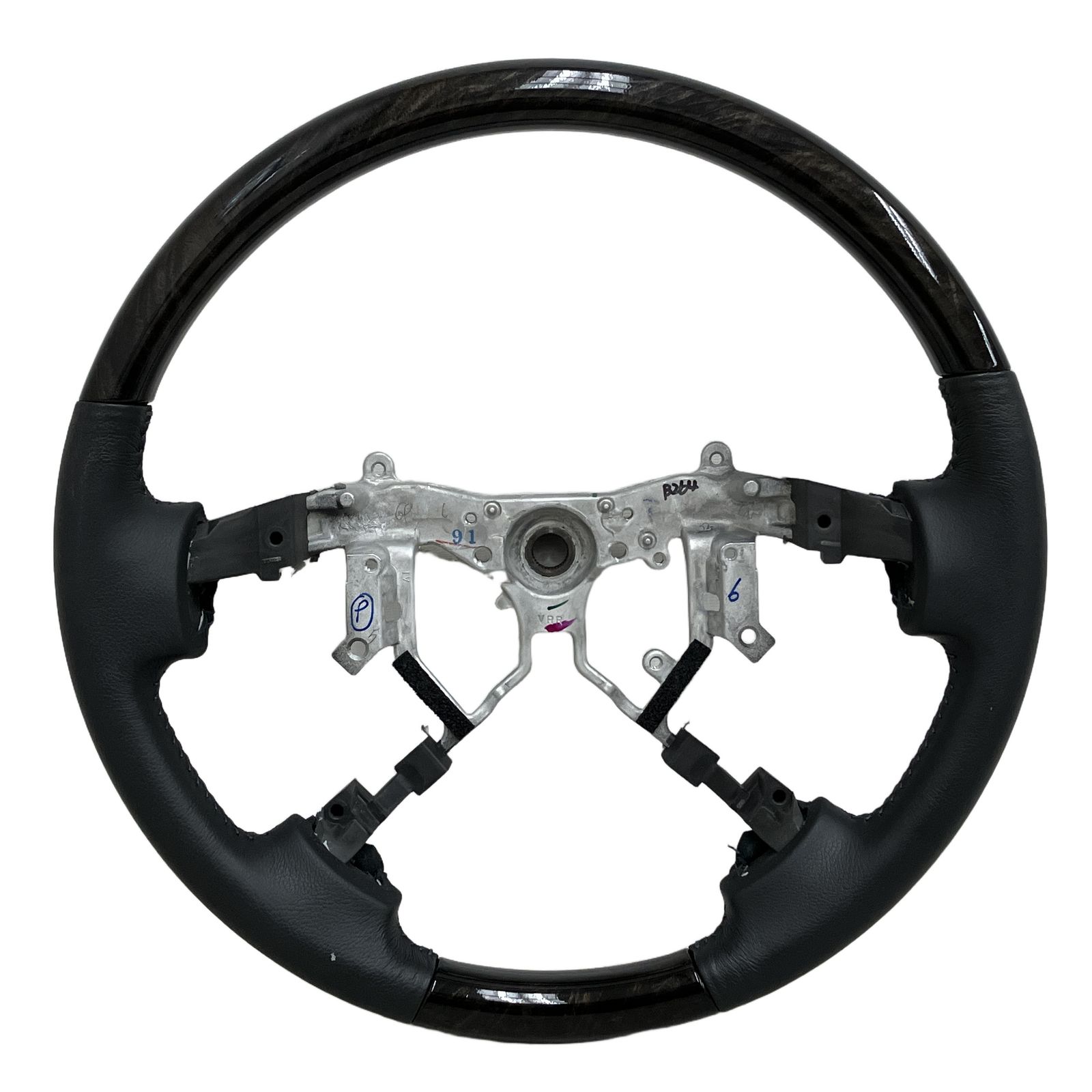 ハイエース 200系 ウッドコンビ ステアリング ハンドル カー パーツ 中古 M11217960