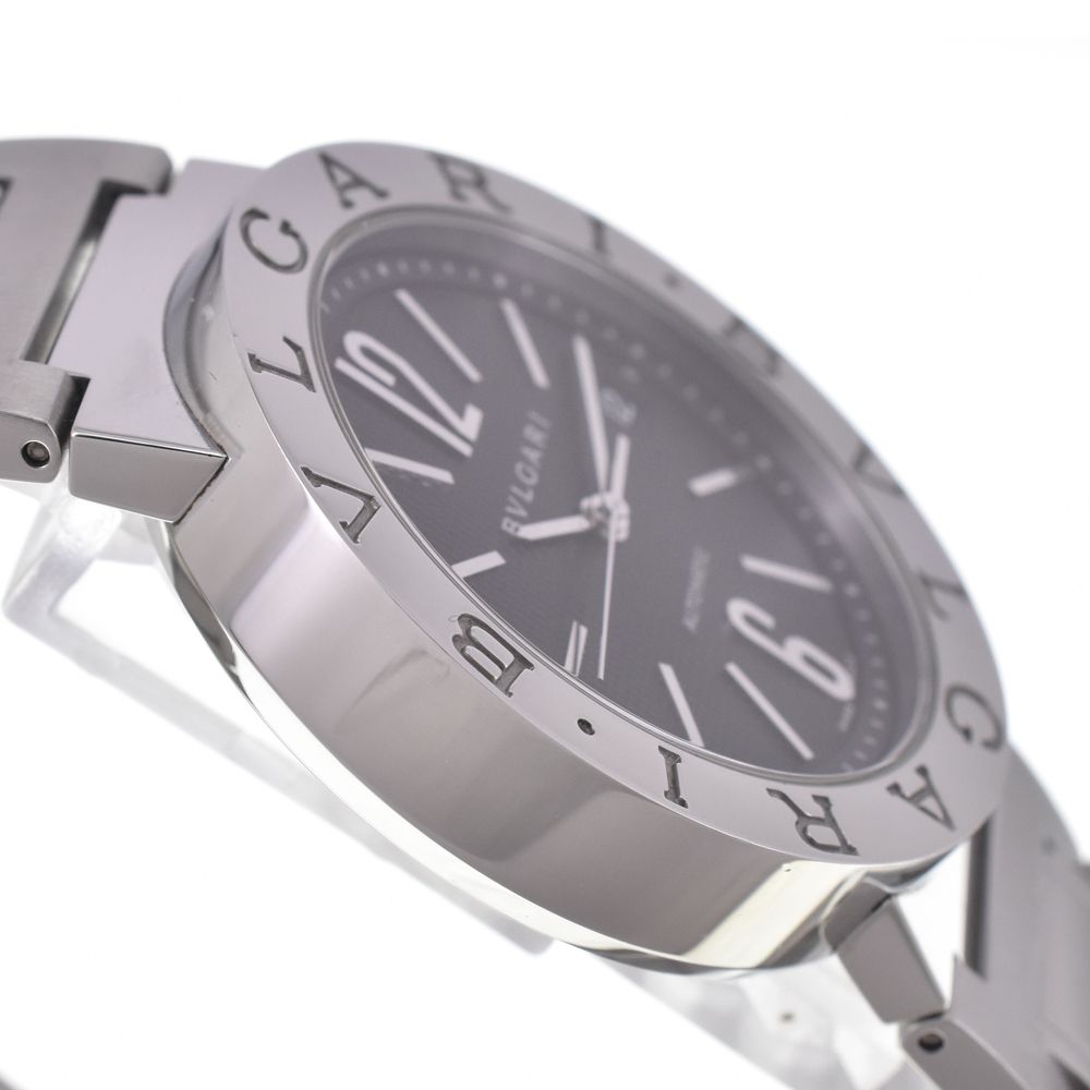 ブルガリ BVLGARI BB38SS AUTO ブルガリブルガリ デイト ブラック 自動