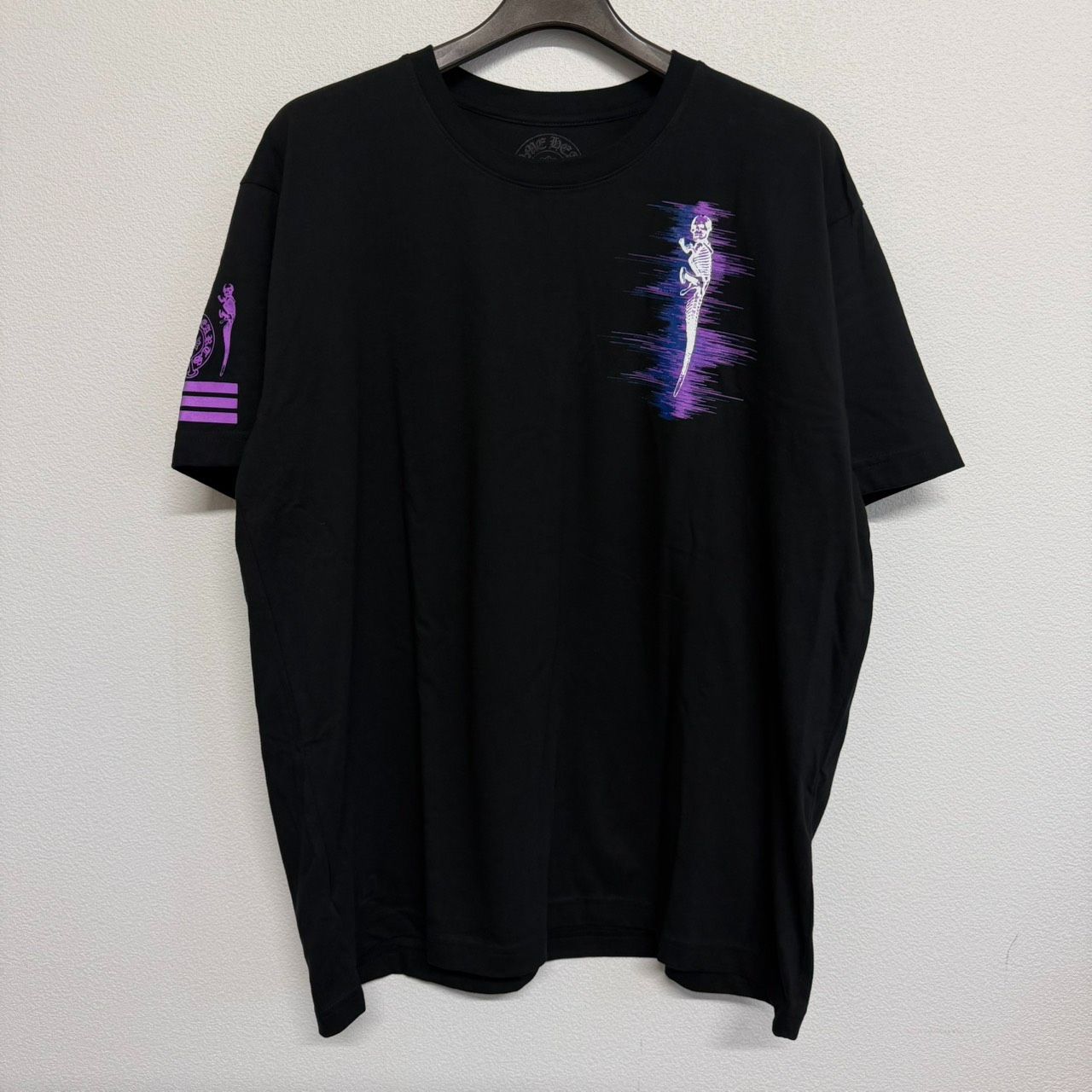 CHROME HEARTS JOE FOTI クロムハーツ フォッティ コラボ 2026 黒 ブラック 青 ブルー 紫 パープル 半袖 Tシャツ トップス メンズ レディース XLサイズ 新品未使用 2507