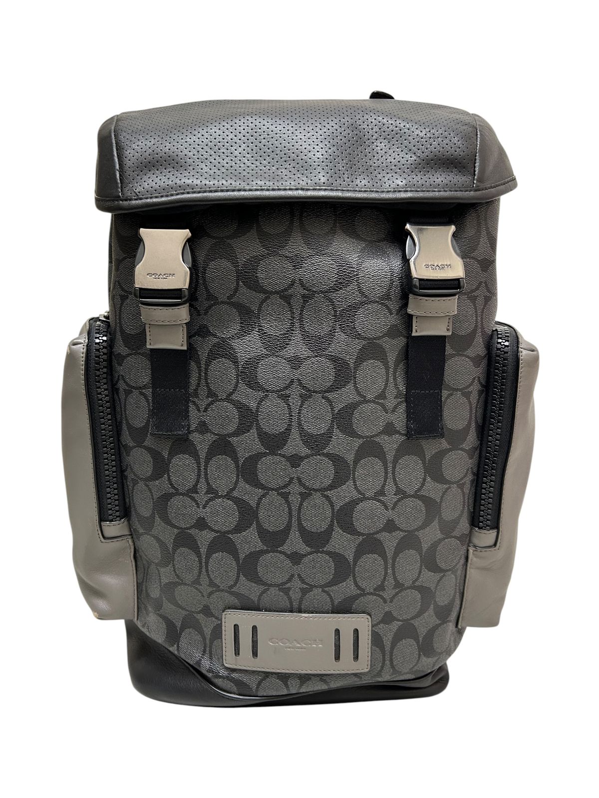 COACH (コーチ) シグネチャー バックパック リュック F79901 ブラック メンズ/036