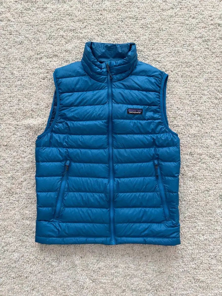 S patagonia パタゴニア パファー ベスト ブルー