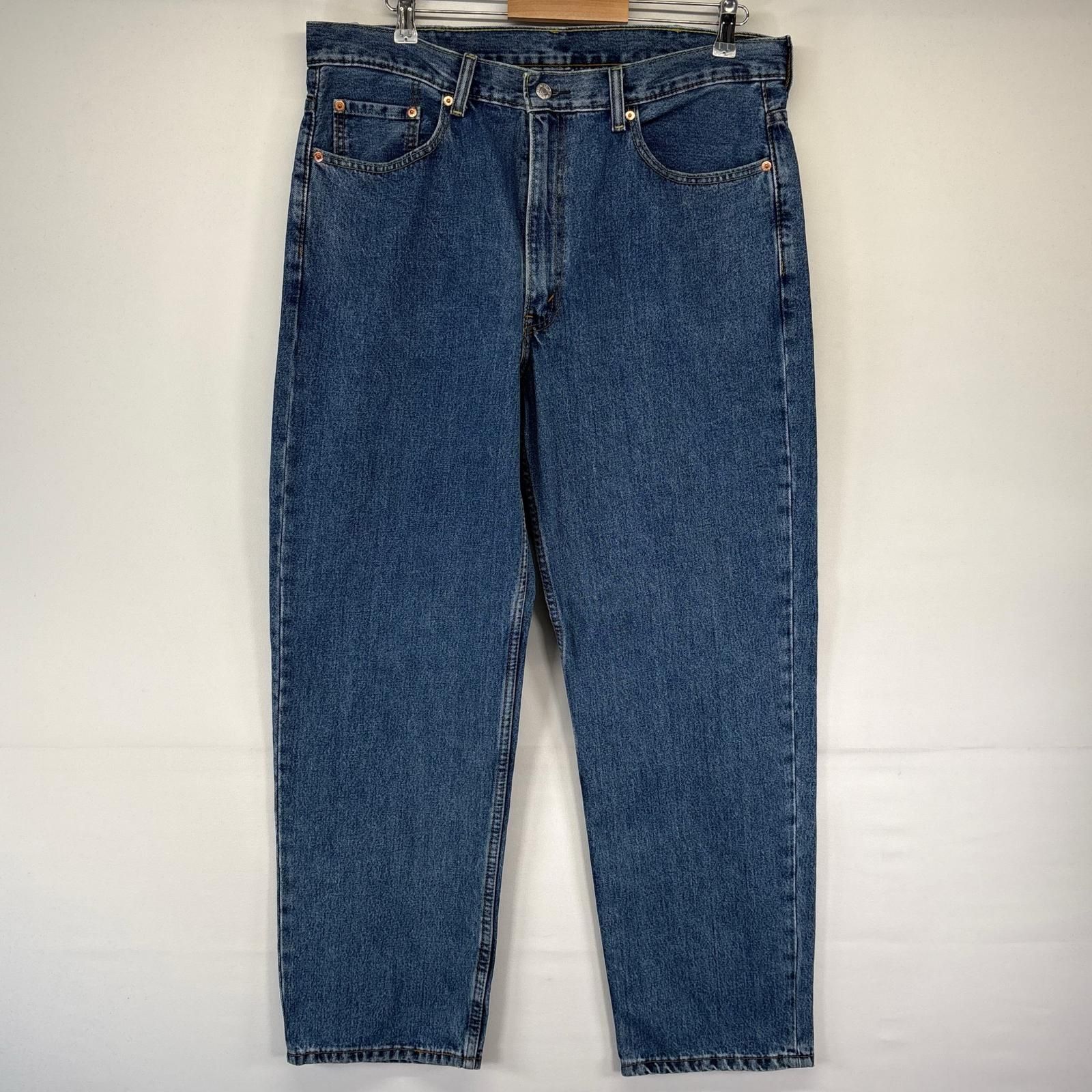 古着 リーバイス Levi's デニム パンツ 550 テーパード ジッパーフライ 5ポケット ジーパン W38L32 ブルー系 メンズ