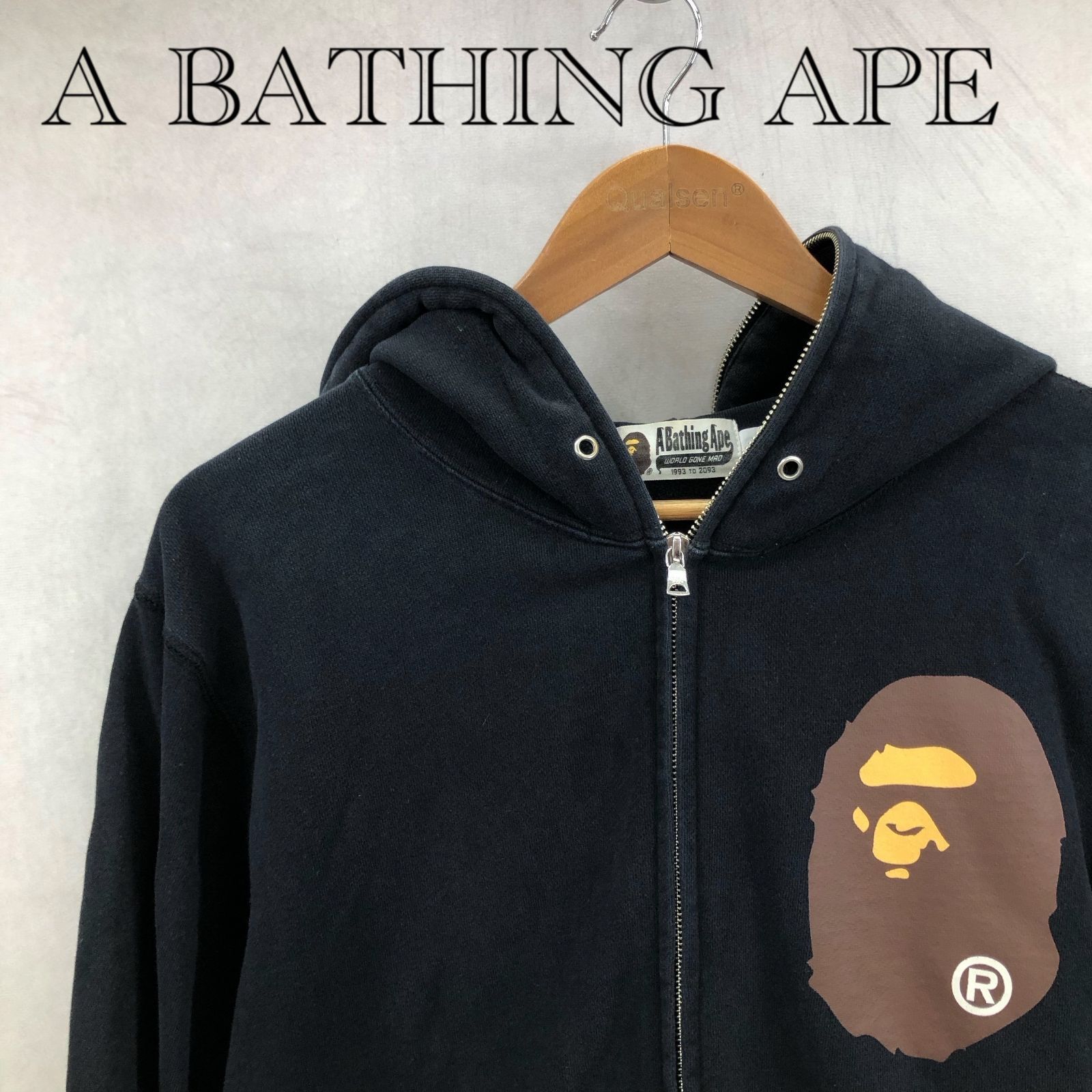 A BATHING APE アベイシングエイプ ジップパーカー 001ZPA801004X XL 