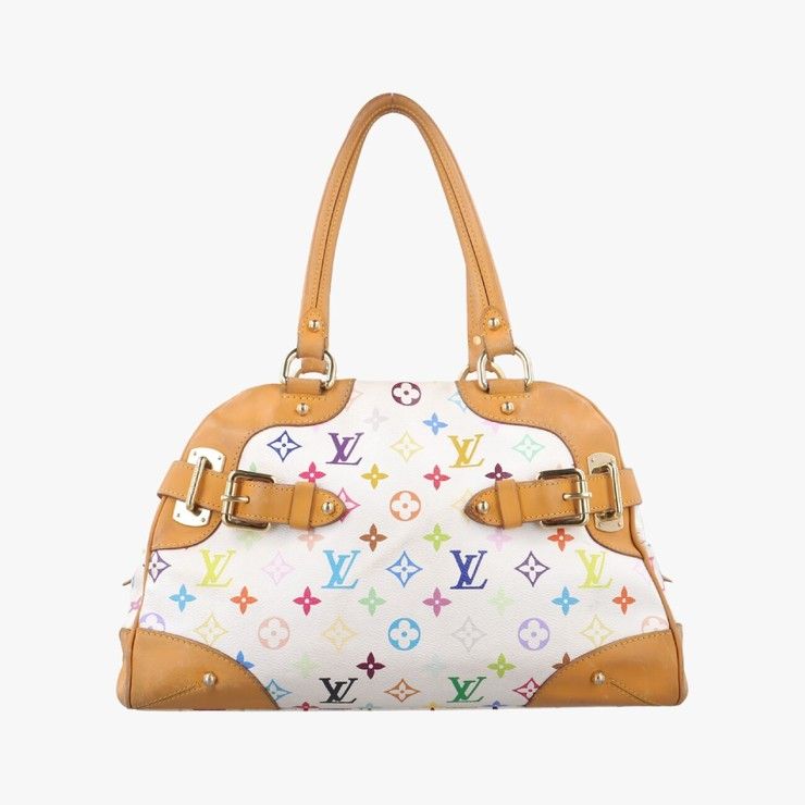 LOUIS VUITTON ルイヴィトン ハンドバッグ クラウディア M40193 ブロン系 モノグラム マルチカラー レディース ゴールド金具