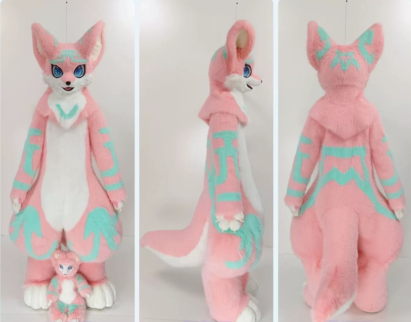 ★即納 着ぐるみ ケモノ体 フルスーツ 短毛タイプ NO.178 Mサイズ 最新作 セット ケモノ ファースーツ ぬいぐるみ コスプレ コスチューム 一点物