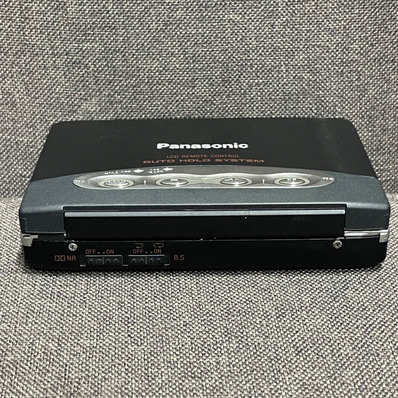 Panasonic RQ-S75カセットプレーヤー整備済み ジャンク品】Panasonic カセットプレイヤー RQ S75 ブラック - メルカリ