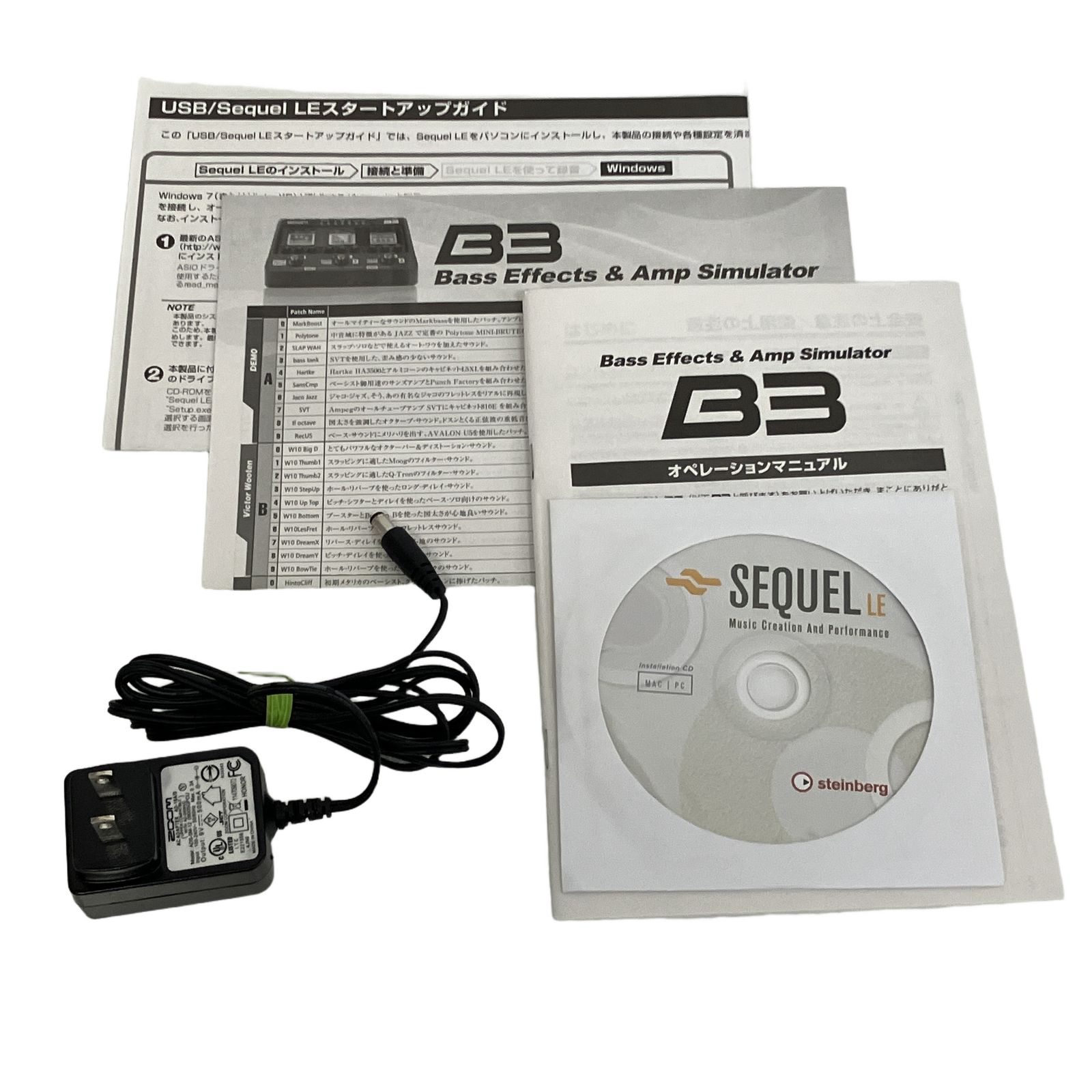 zoom B3 ベースマルチエフェクター ベース用アンプシミュレーター 中古
