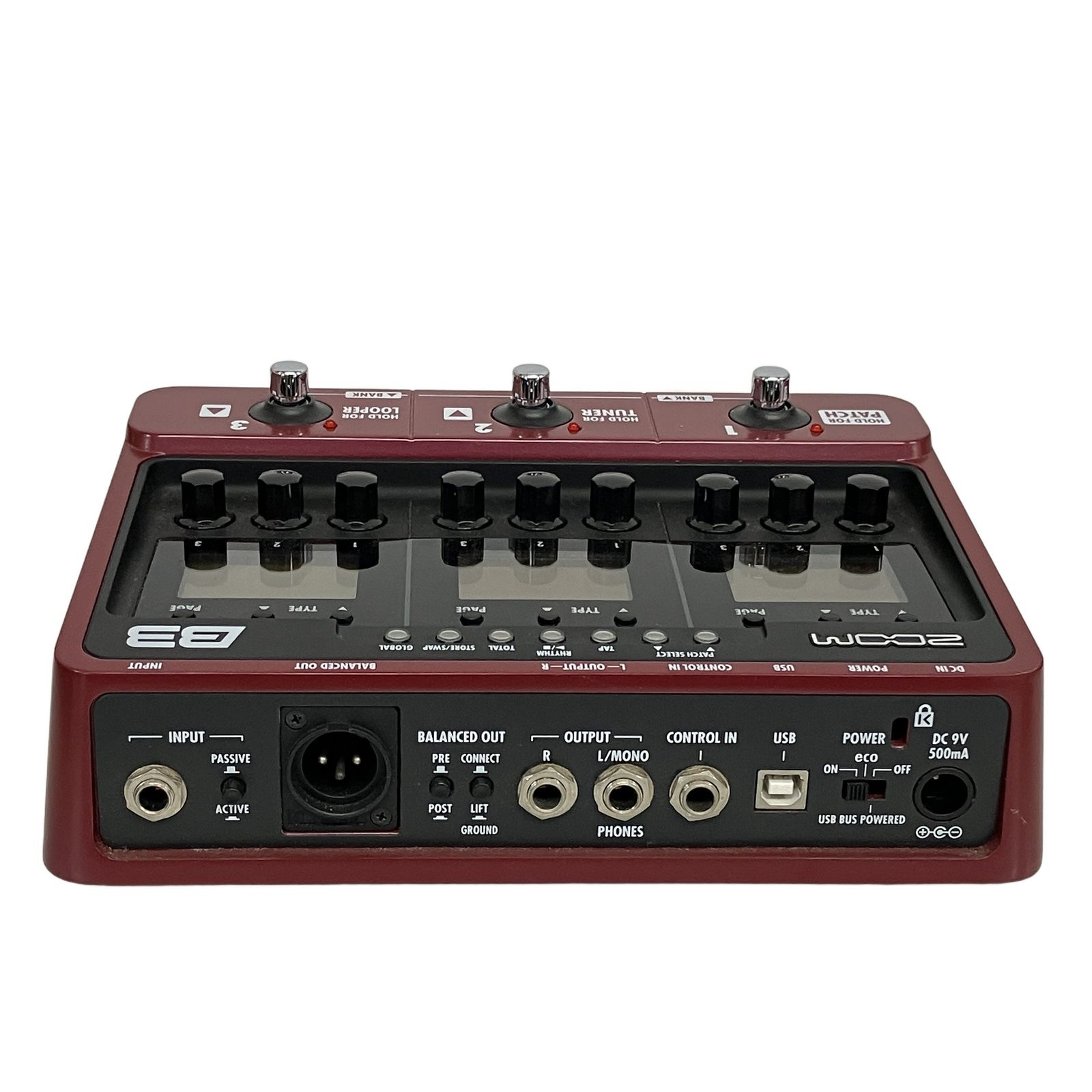 zoom B3 ベースマルチエフェクター ベース用アンプシミュレーター 中古